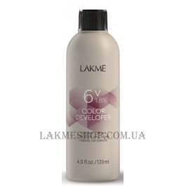LAKME Color Developer Oxidant Cream 6 vol - Окислитель 1,8%