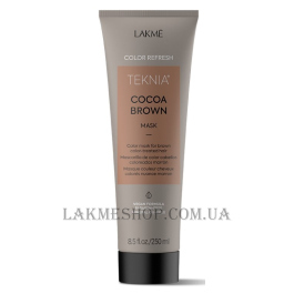 LAKME Teknia Color Refresh Cocoa Brown - Маска для волос коричневых оттенков