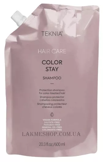 LAKME Teknia Color Stay Sulfate-free Shampoo Refill - Шампунь для фарбованого волосся без сульфатів (запаска)